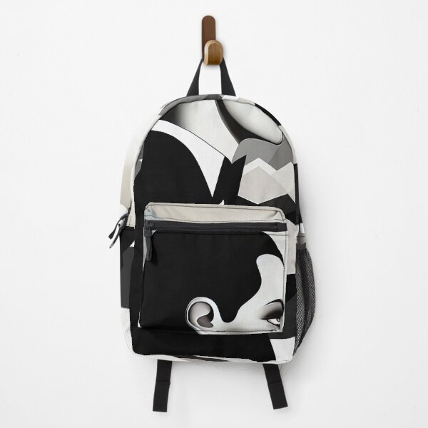 Item preview, Black & White Bauhaus Portrait in Front of the Alps designed and sold by ArtificialGenes.
