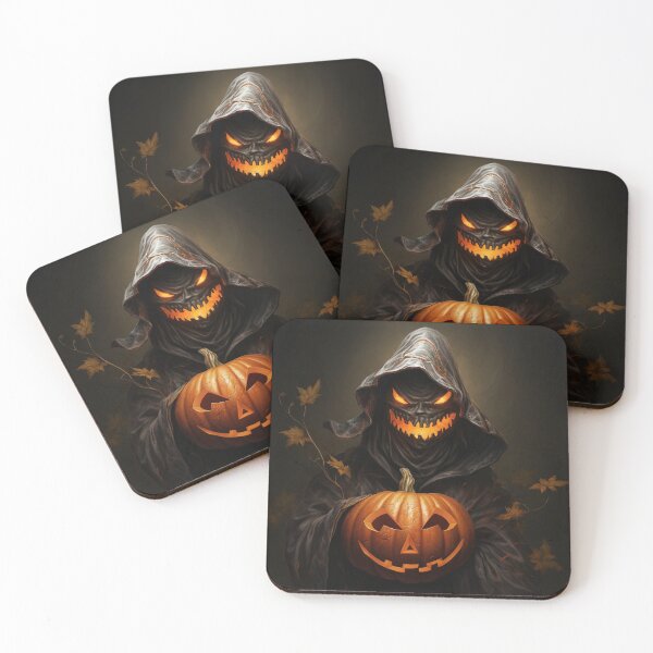 Item preview, Dark pumpkin ghost on Halloween designed and sold by Simonshopstuff.