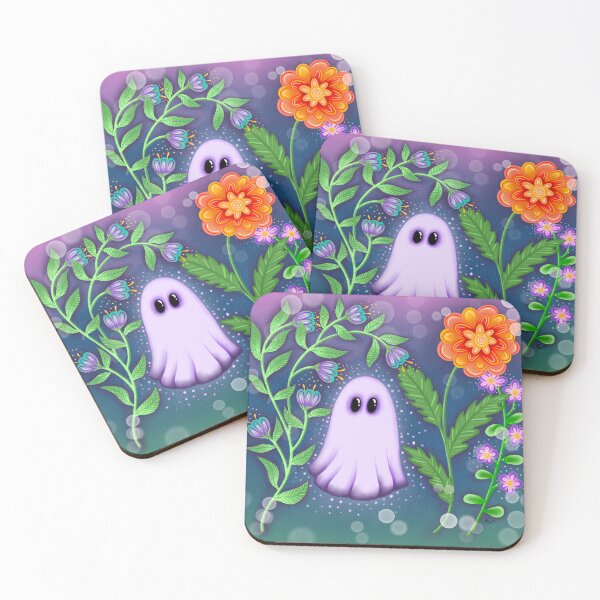 Item preview, Ghost in Flowers designed and sold by ShropshireFox.