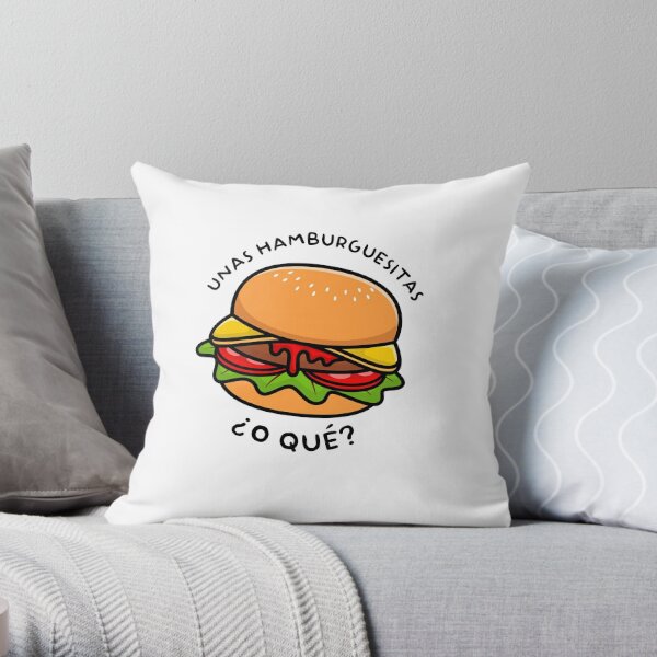 Realistic Burger Pillow Cushion - Fun Prank Gift, Office Chair Pad