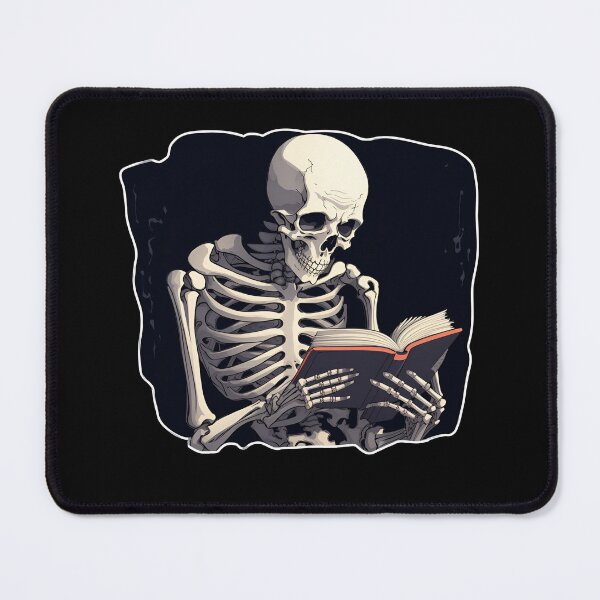 Item preview, Skeleton Reading a Book Funny Halloween Book Lovers designed and sold by iladyclothing.