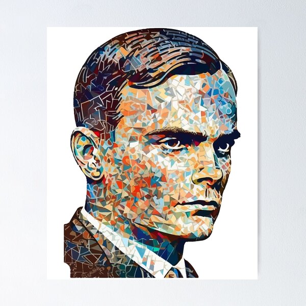 Alan Turing, British mathematician Wall Art, Canvas Prints, Framed Prints,  Wall Peels