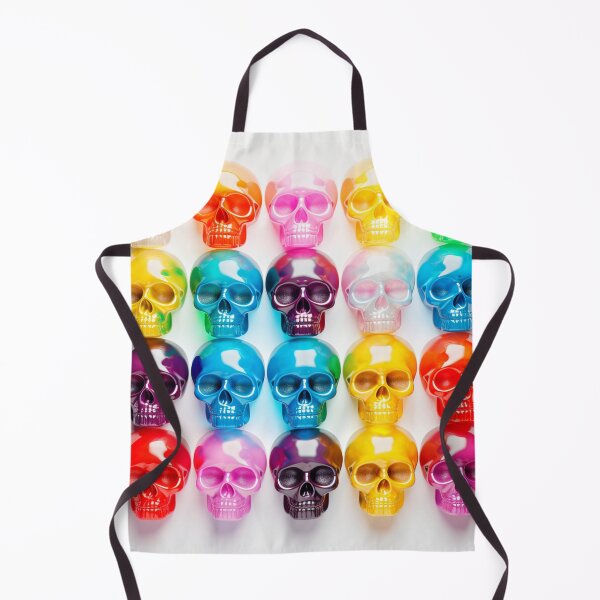 Item preview, colorful skulls, cute artwork designed and sold by silent-violin.