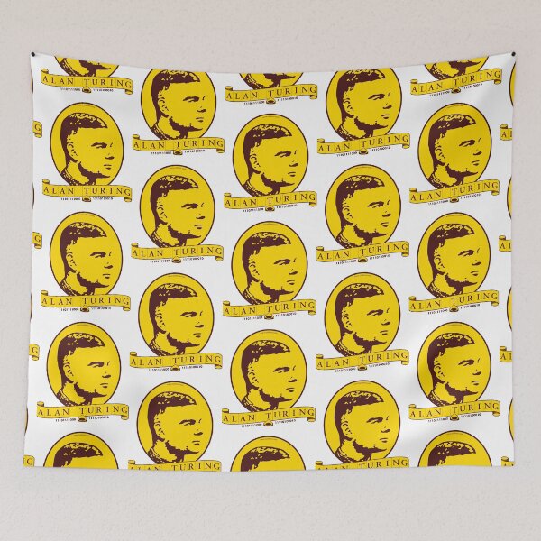 Item preview,  Alan turing, turing, andy wahrol, pop art designed and sold by fo-ngika.