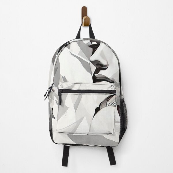 Item preview, Black & White Bauhaus Portrait in Front of the Alps designed and sold by ArtificialGenes.