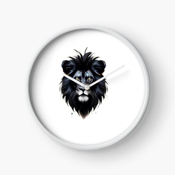 Aperçu de l'œuvre Lion noir créée et vendue par Aleksanddr-shop.