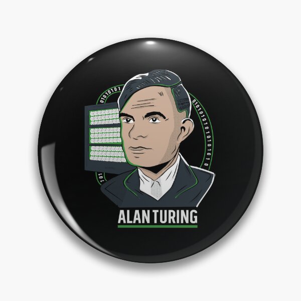 Item preview,  Alan turing, turing, andy wahrol, pop art designed and sold by fo-ngika.