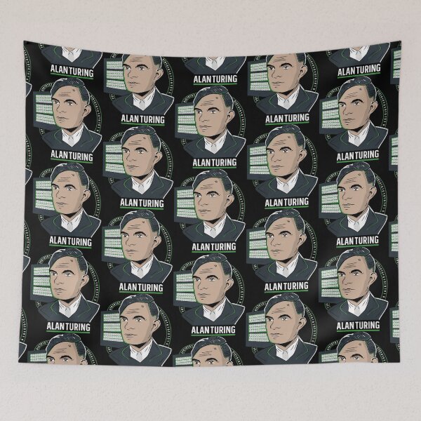 Item preview,  Alan turing, turing, andy wahrol, pop art designed and sold by fo-ngika.