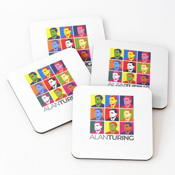 Item preview,  Alan turing, turing, andy wahrol, pop art designed and sold by fo-ngika.