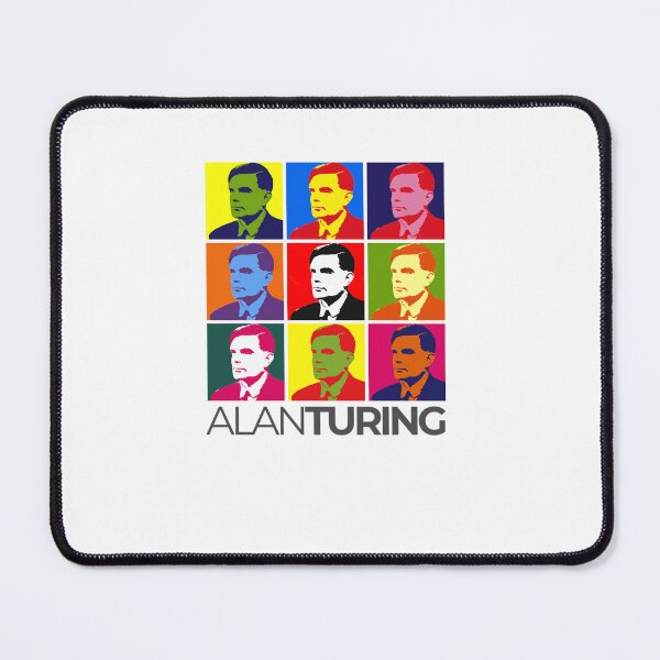 Item preview,  Alan turing, turing, andy wahrol, pop art designed and sold by fo-ngika.