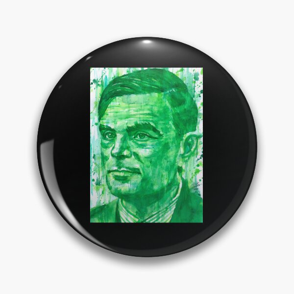 Item preview,  Alan turing, turing, andy wahrol, pop art designed and sold by fo-ngika.