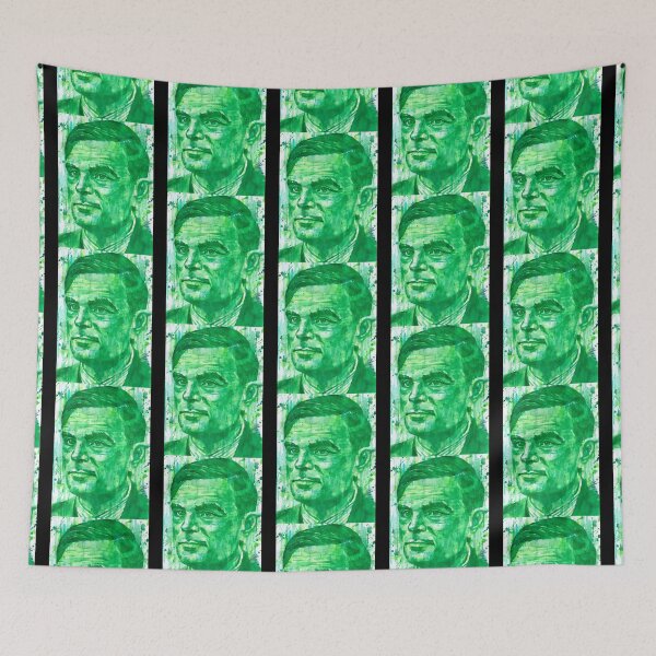 Item preview,  Alan turing, turing, andy wahrol, pop art designed and sold by fo-ngika.