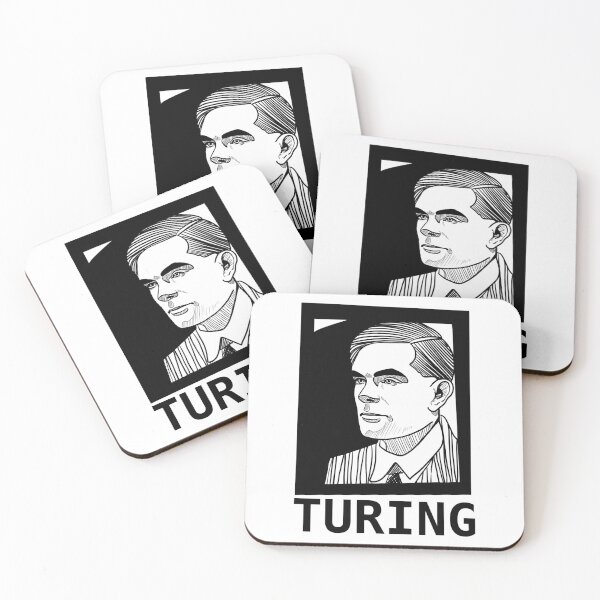 Item preview,  Alan turing, turing, andy wahrol, pop art designed and sold by fo-ngika.