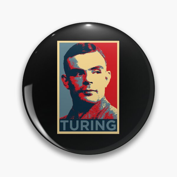 Item preview,  Alan turing, turing, andy wahrol, pop art designed and sold by fo-ngika.