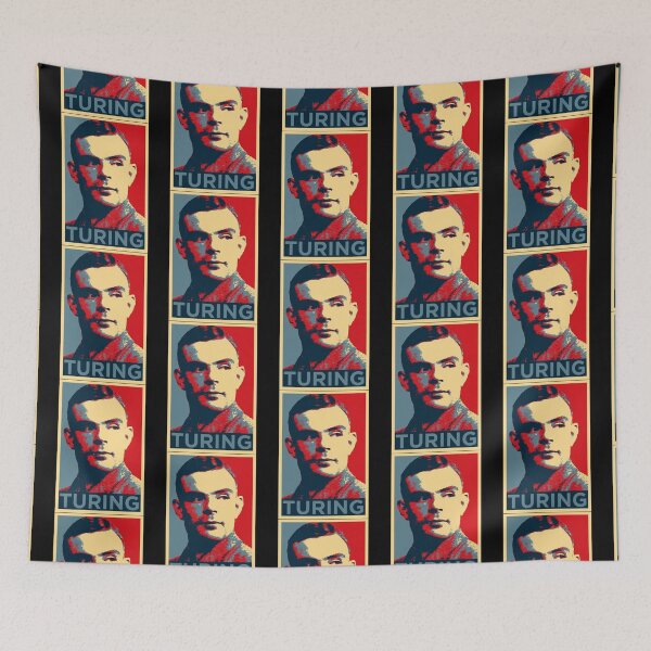 Item preview,  Alan turing, turing, andy wahrol, pop art designed and sold by fo-ngika.