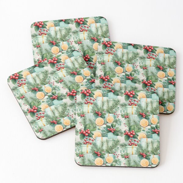 Item preview, Cheerful Christmas Seamless  designed and sold by PeppernCo.