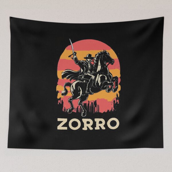 Aperçu de l'œuvre Zorro créée et vendue par Myra365Art.