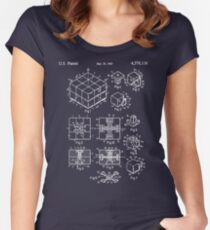 Rubik's Cube Patent: Awesome Patents Women's Fitted Scoop T-Shirt