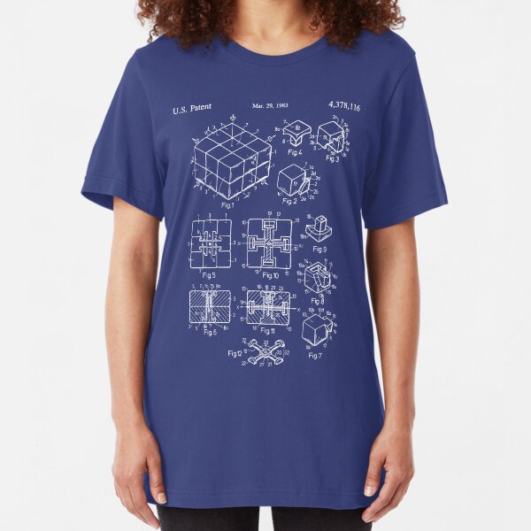 Rubik's Cube Patent: Awesome Patents Slim Fit T-Shirt