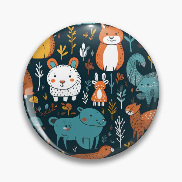 Item preview, Cute animal seamless pattern designed and sold by Ttthunder123.