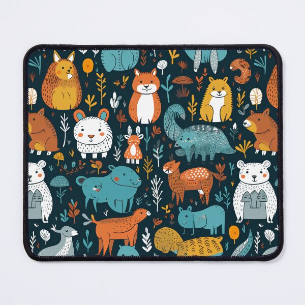 Item preview, Cute animal seamless pattern designed and sold by Ttthunder123.