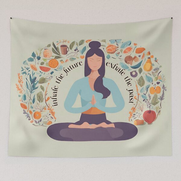 Item preview, Inhale The Future Exhale The Past, Wellness, Mental Health designed and sold by letsgetinspired.