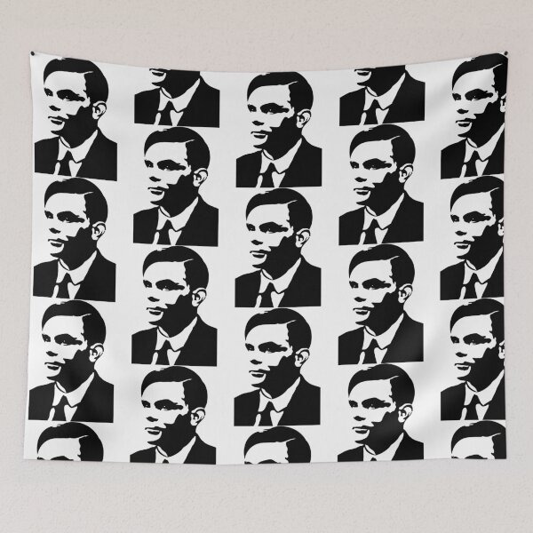 Item preview,  Alan turing, alan, turing, turing portrait designed and sold by kinse-ggan.