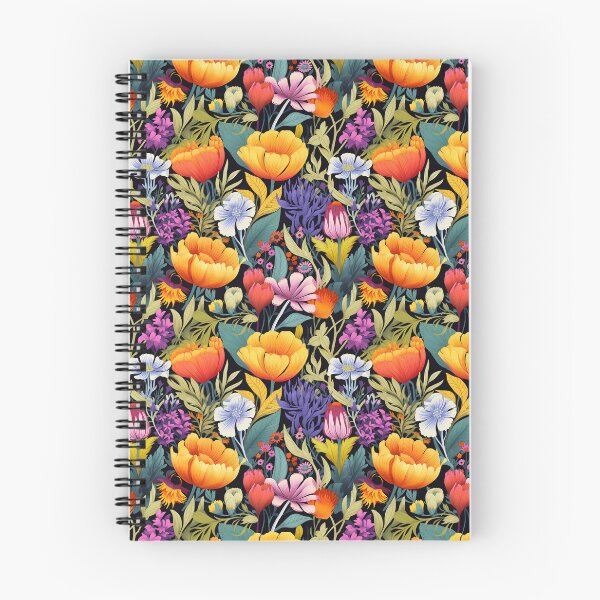 Artikelvorschau, Bunte Blumenmuster-Illustration Nr. 2 entworfen und verkauft von SowCow.