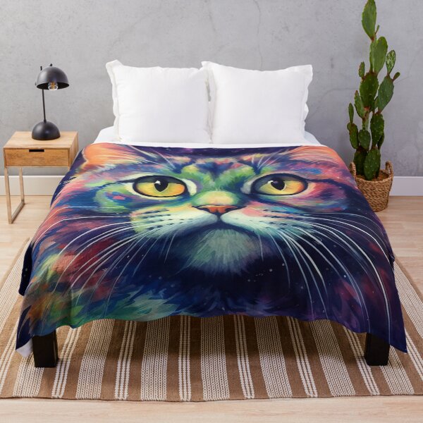 Item preview, Colorful Galaxy Cat designed and sold by EvasDreams.
