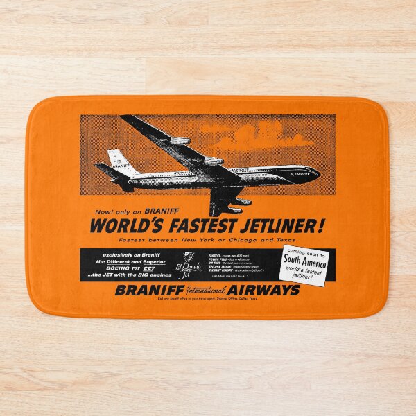 Item preview, WORLD'S FASTER JETLINER - advert designed and sold by ThrowbackAds.