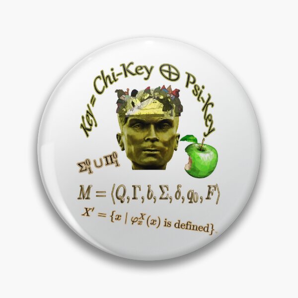 Item preview, Alan Turing and the bitten apple designed and sold by kinse-ggan.