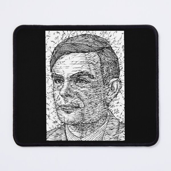 Item preview,  Alan turing, alan, turing, turing portrait designed and sold by kinse-ggan.