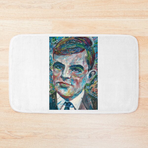 Item preview, ALAN TURING oil portrait designed and sold by kinse-ggan.