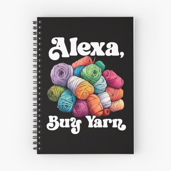 Item preview, Alexa, order yarn - knitting humor designed and sold by EvergreenWhimsy.