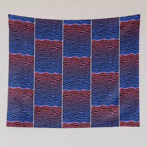 Item preview, Black Line on purple and pink Turing Pattern Alan Turing Abstract designed and sold by kinse-ggan.