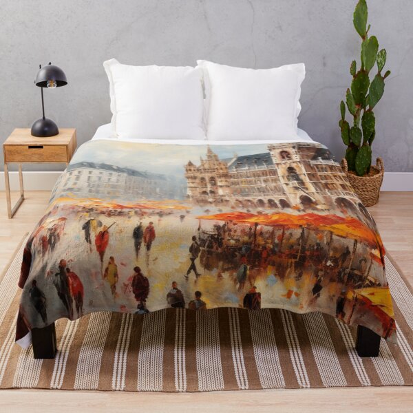 Item preview, An Impressionist Painting of Munich - Germany designed and sold by StudioRedKoala.