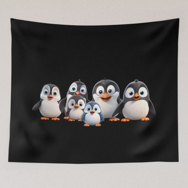 Item preview, Macaroni Penguin Brothers - Stickers & T-shirts  designed and sold by WhimsyVisions.