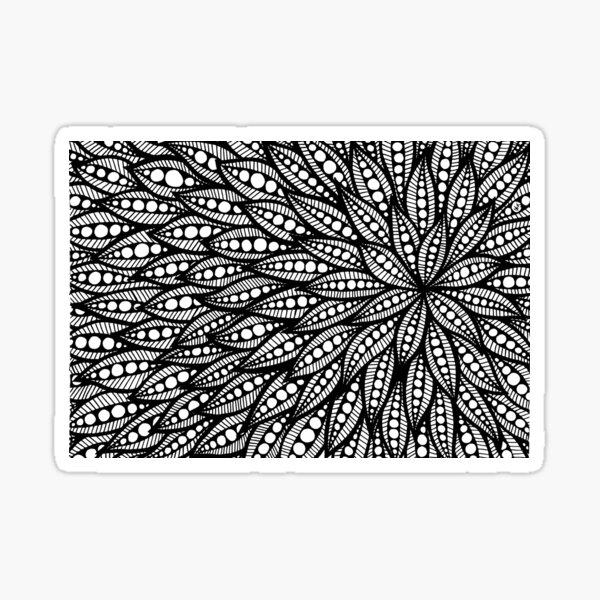 Mandala flower pattern Sticker