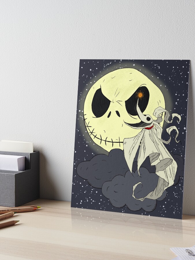 Jack Skellington and Zero - The Nightmare Before Christmas