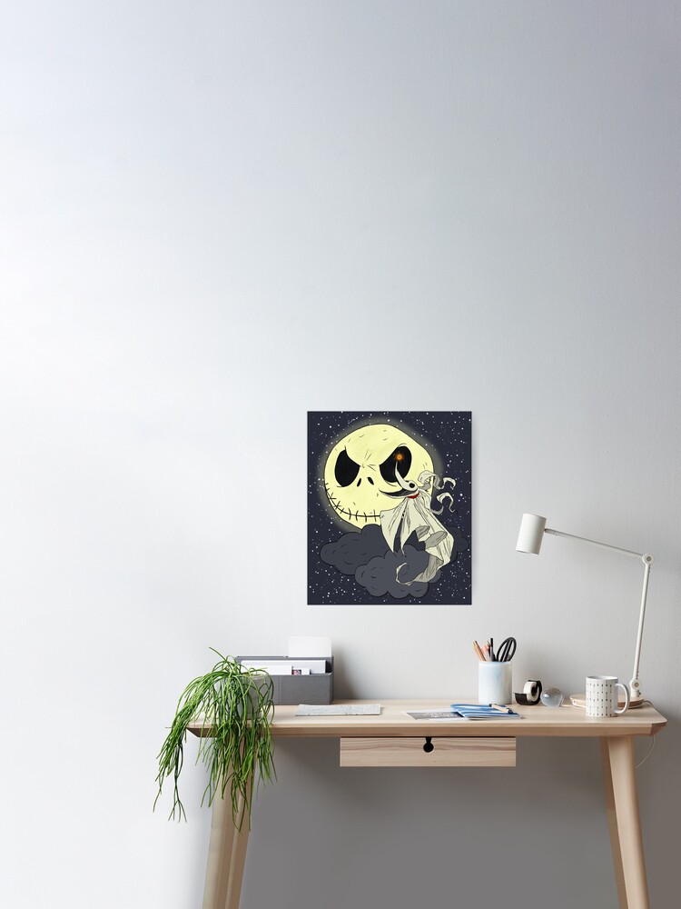 Jack Skellington and Zero - The Nightmare Before Christmas Poster by  11UponaTime