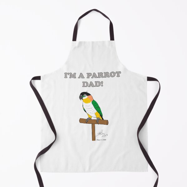 Item preview, I'm a Parrot Dad! - Black Headed Caique designed and sold by Laughing Parrot Studio.