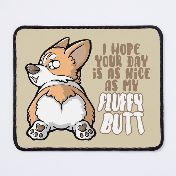 Artikelvorschau, Corgi Fluffy Butt entworfen und verkauft von xMorfina.