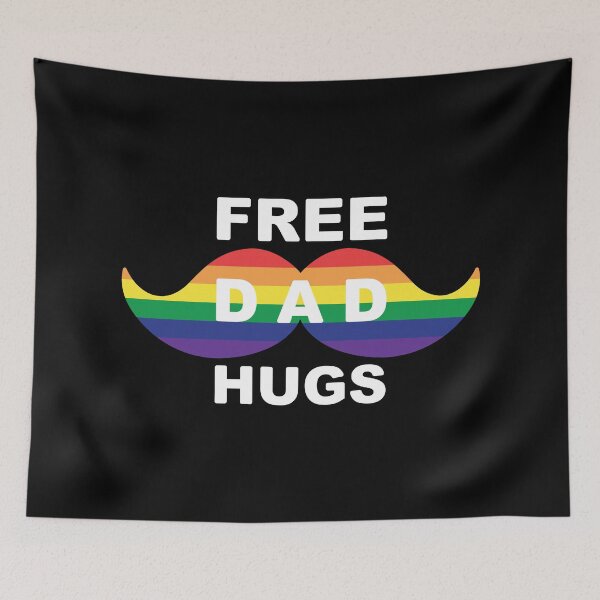 Item preview, Free Dad Hugs, LGBT Pride, Month Pride, day Pride, LGBTQ designed and sold by Tonsala.