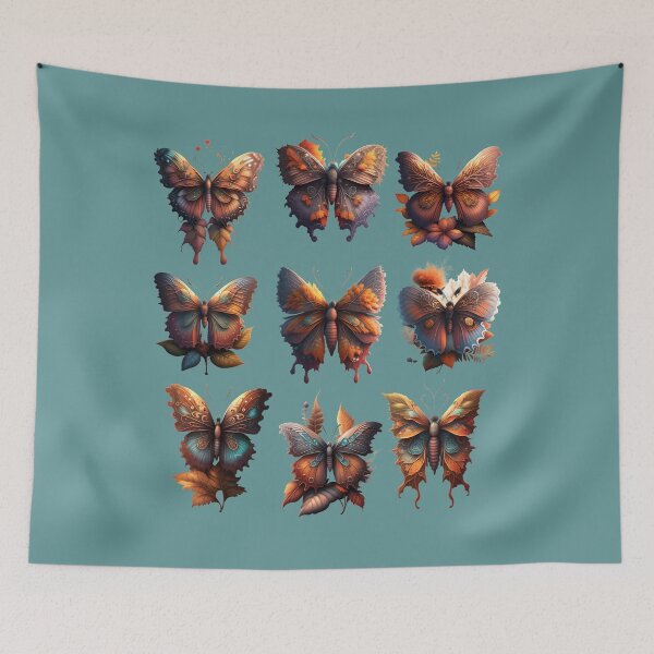 Item preview, AUTUMN LEAVES FANTASY BUTTERFLIES designed and sold by justyna-s28.
