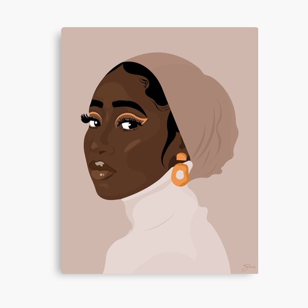 Nigerian African Woman Canvas Print
