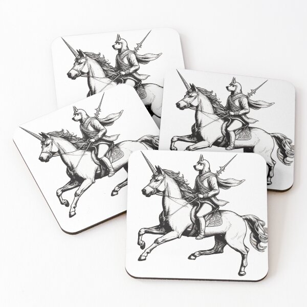 Item preview, The Canine Unicorn Rider! designed and sold by IvoryTowers.