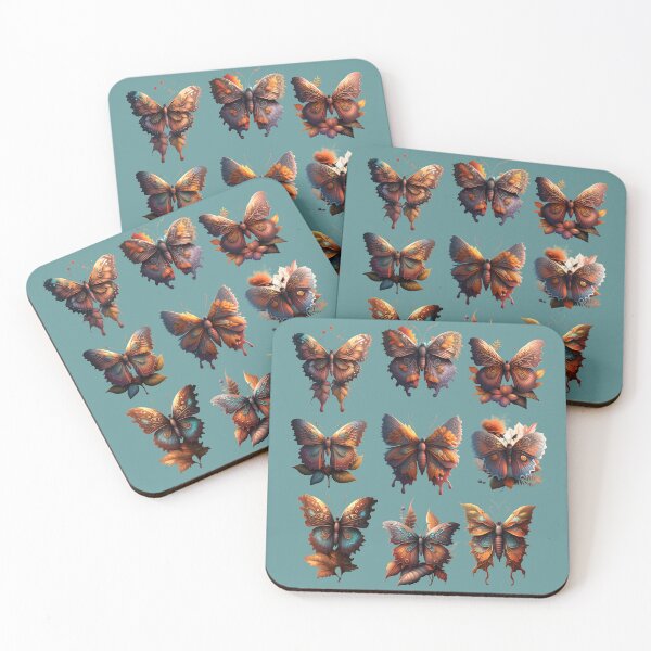 Item preview, AUTUMN LEAVES FANTASY BUTTERFLIES designed and sold by justyna-s28.