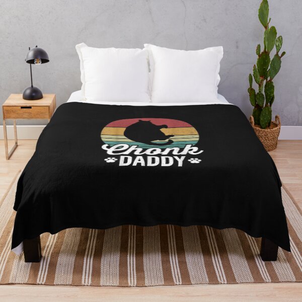 Artikelvorschau, Chonk cat daddy, fat cat owner, retro sunset eighties style T-Shirt entworfen und verkauft von SkyeBaylors.