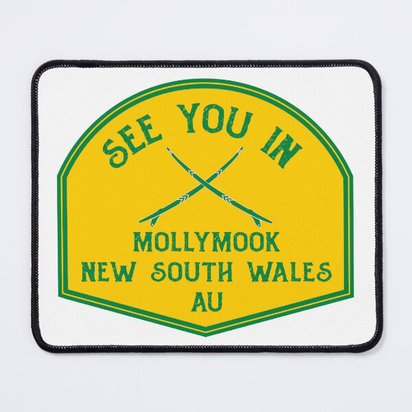 Item preview, Mollymook-New South Wales-Australia-Green and Gold-See You In Mollymook designed and sold by defimo.