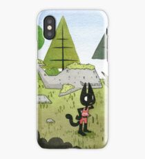 Cat In The Woods iPhone Case